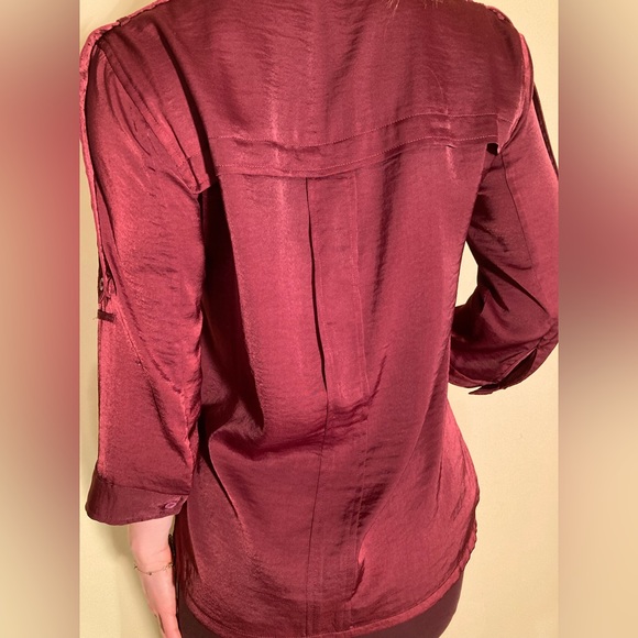 BCBG blouse Bordeaux colour - Picture 2 of 6